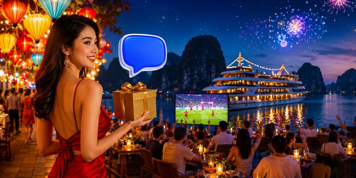 Vịnh Hạ Long về đêm – không khí chợ đêm và trải nghiệm nhận rebate bonus